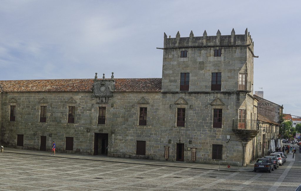 Albariño vineyards in Cambados visited during a Private Albariño Tour Fefiñanes Palace