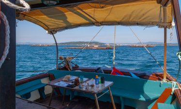 Private mussel boat, Classic fishing boat Chasula