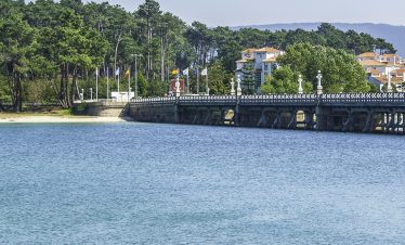 La Toja island connecting bridge