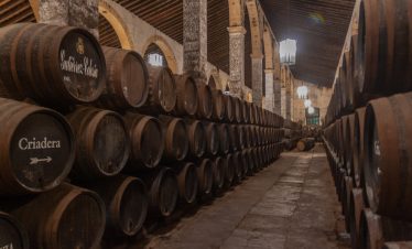 Sherry cellar in Puerto de Santa Maria